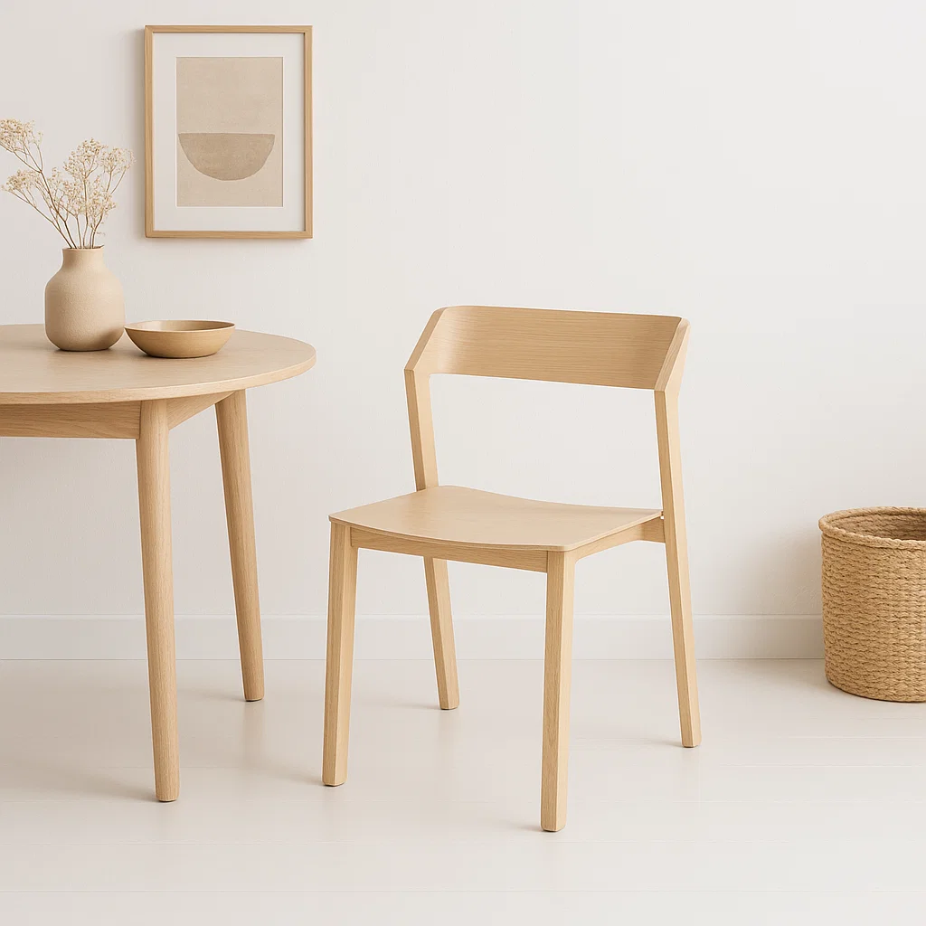 Silla de Comedor Madera Rover Viena Natural