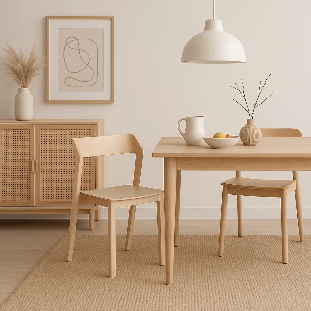 Silla de Comedor Madera Rover Viena Natural