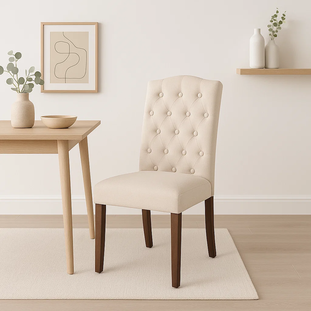 Sillas de Comedor Acolchada Madera Elegance