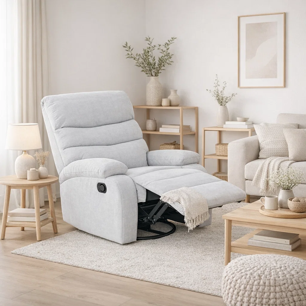 Bergere Sillón Bjorny Gris Claro