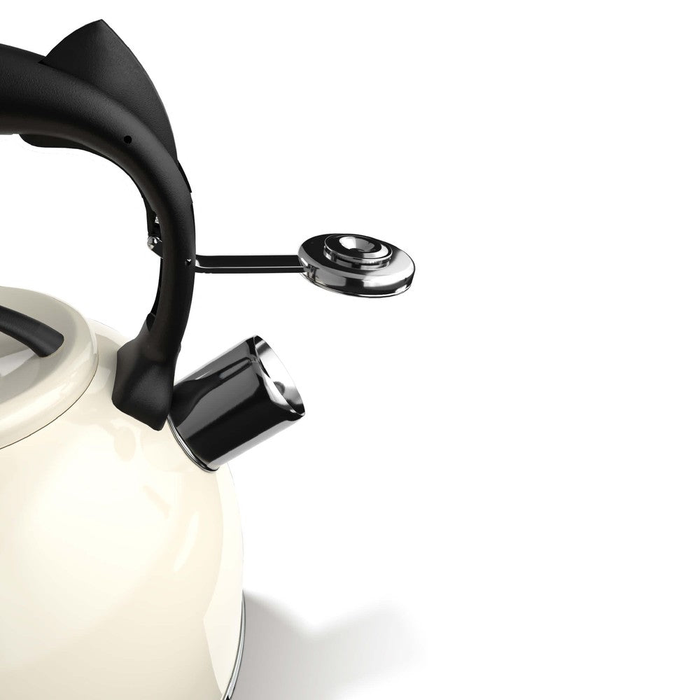 Tetera Acero Inoxidable color Crema 3 L