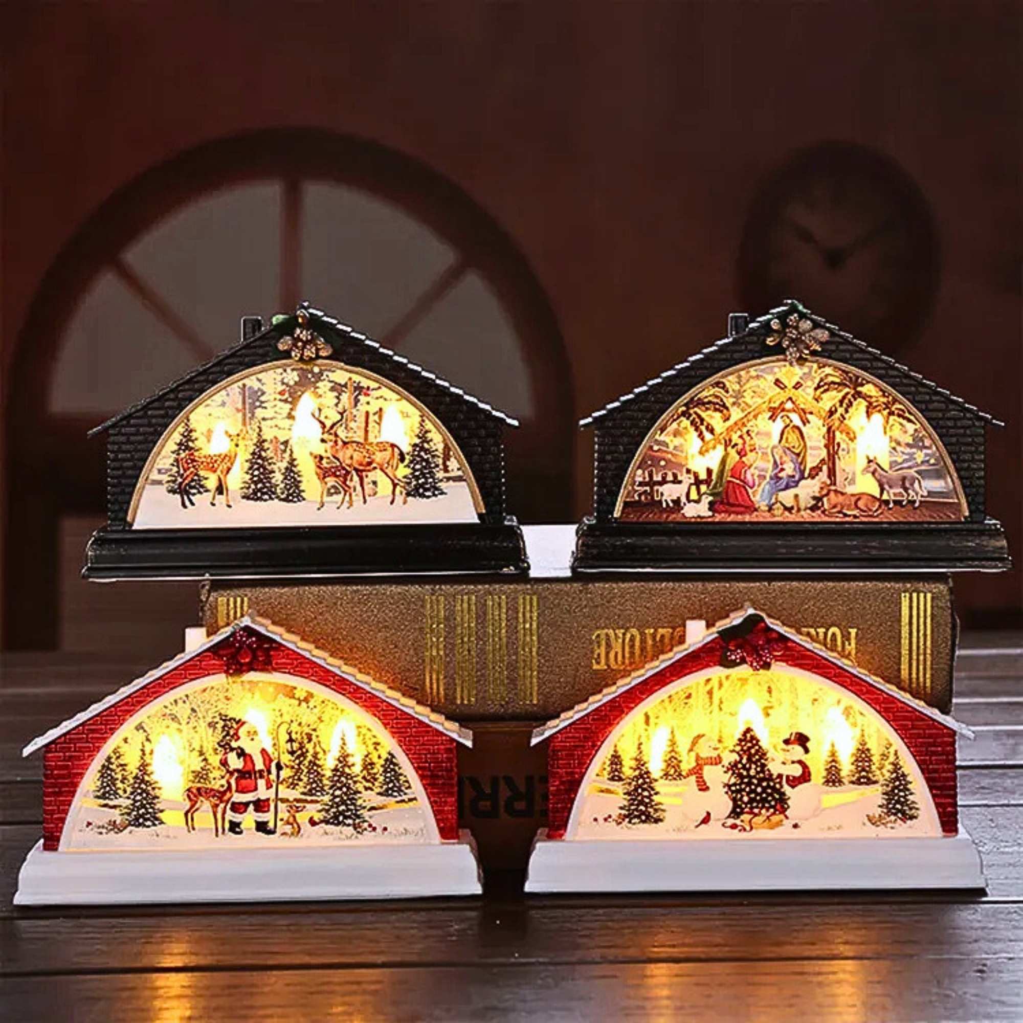 Casas Navideñas Luminosas