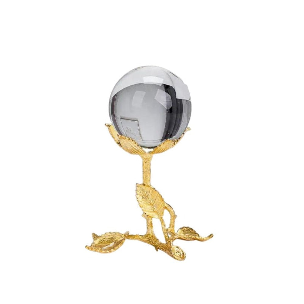 Bola de vidrio en Tallo de Rosas