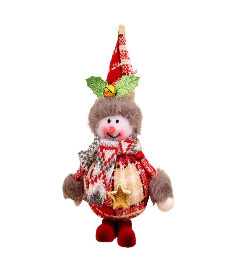 Pack de 4 muñecos Navideños colgantes