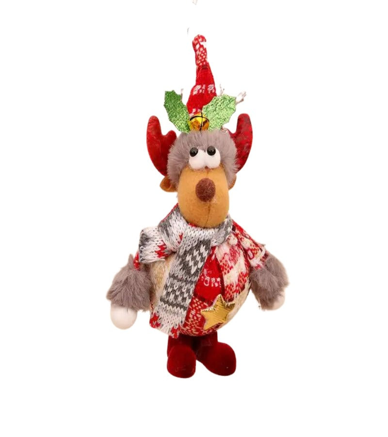 Pack de 4 muñecos Navideños colgantes