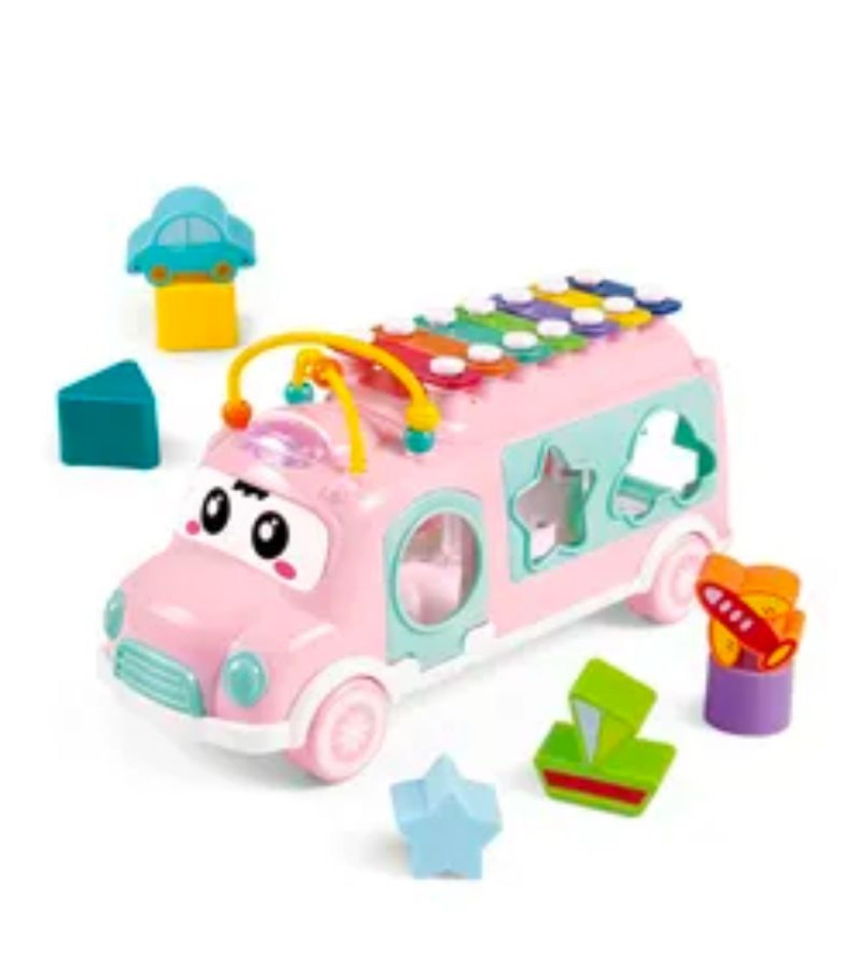 Bus Xilófono con Piezas Encaje