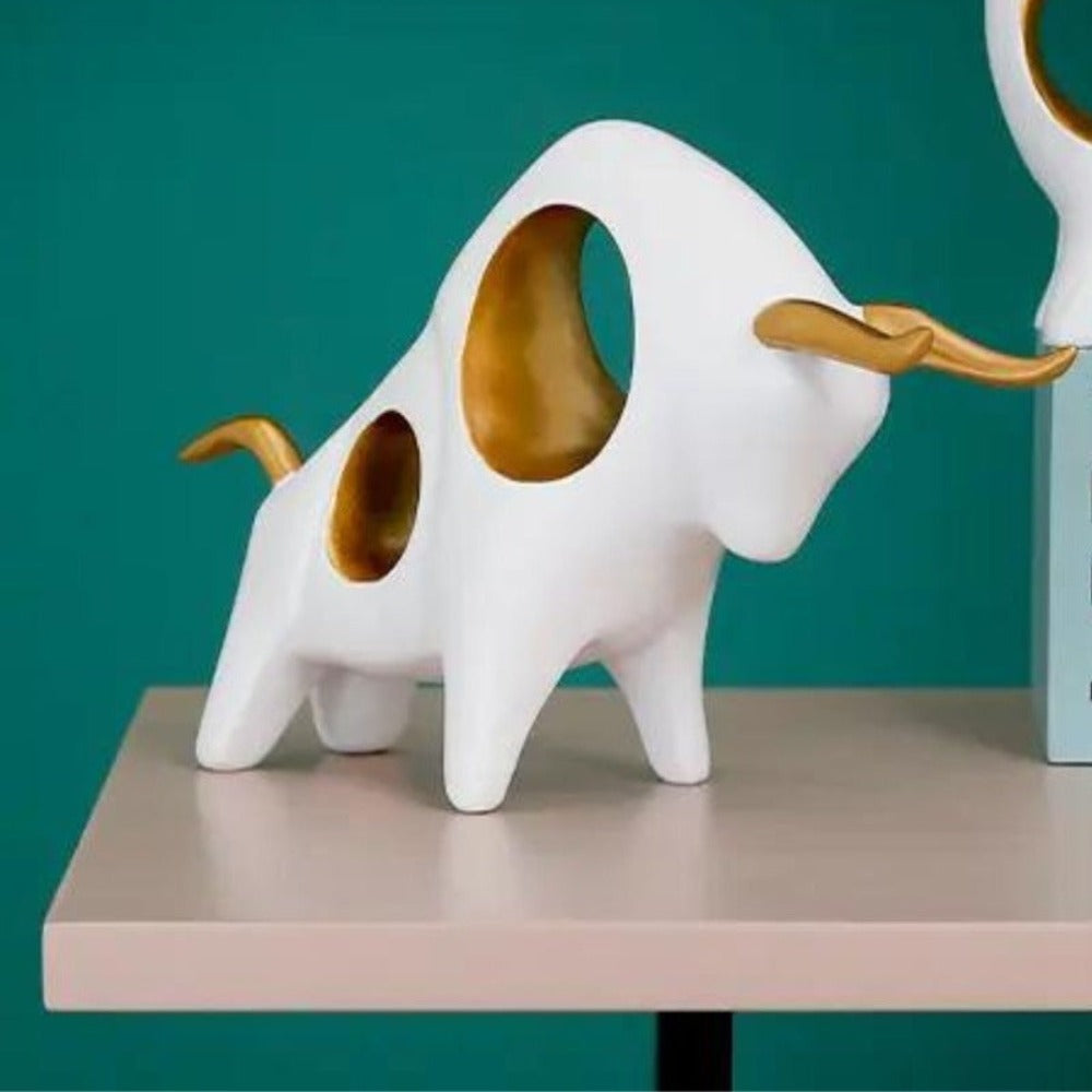 Toro Ornamental Estilo Nórdico