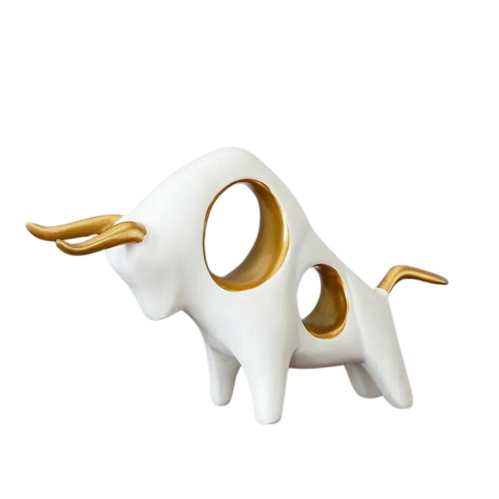 Toro Ornamental Estilo Nórdico