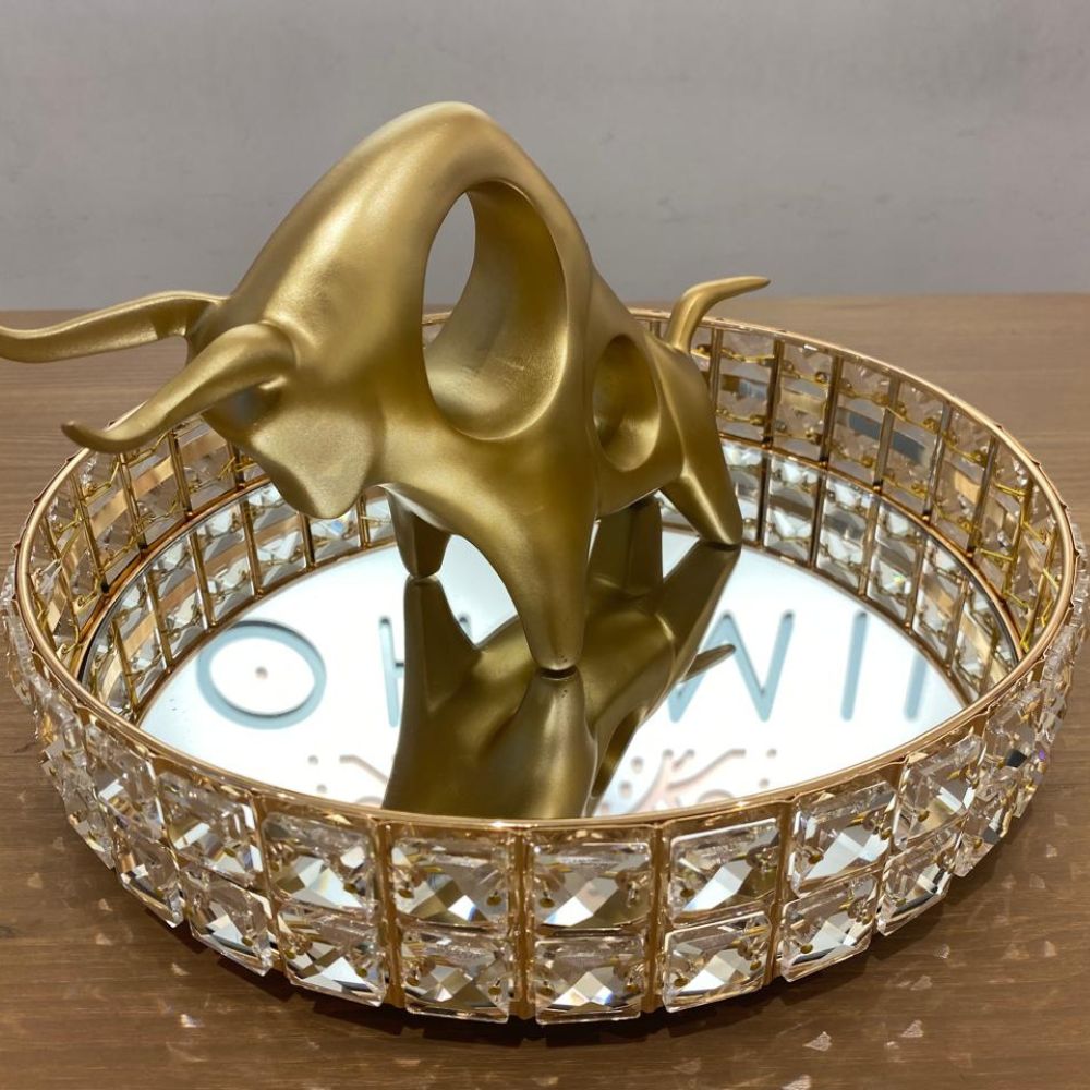 Toro Ornamental Estilo Nórdico