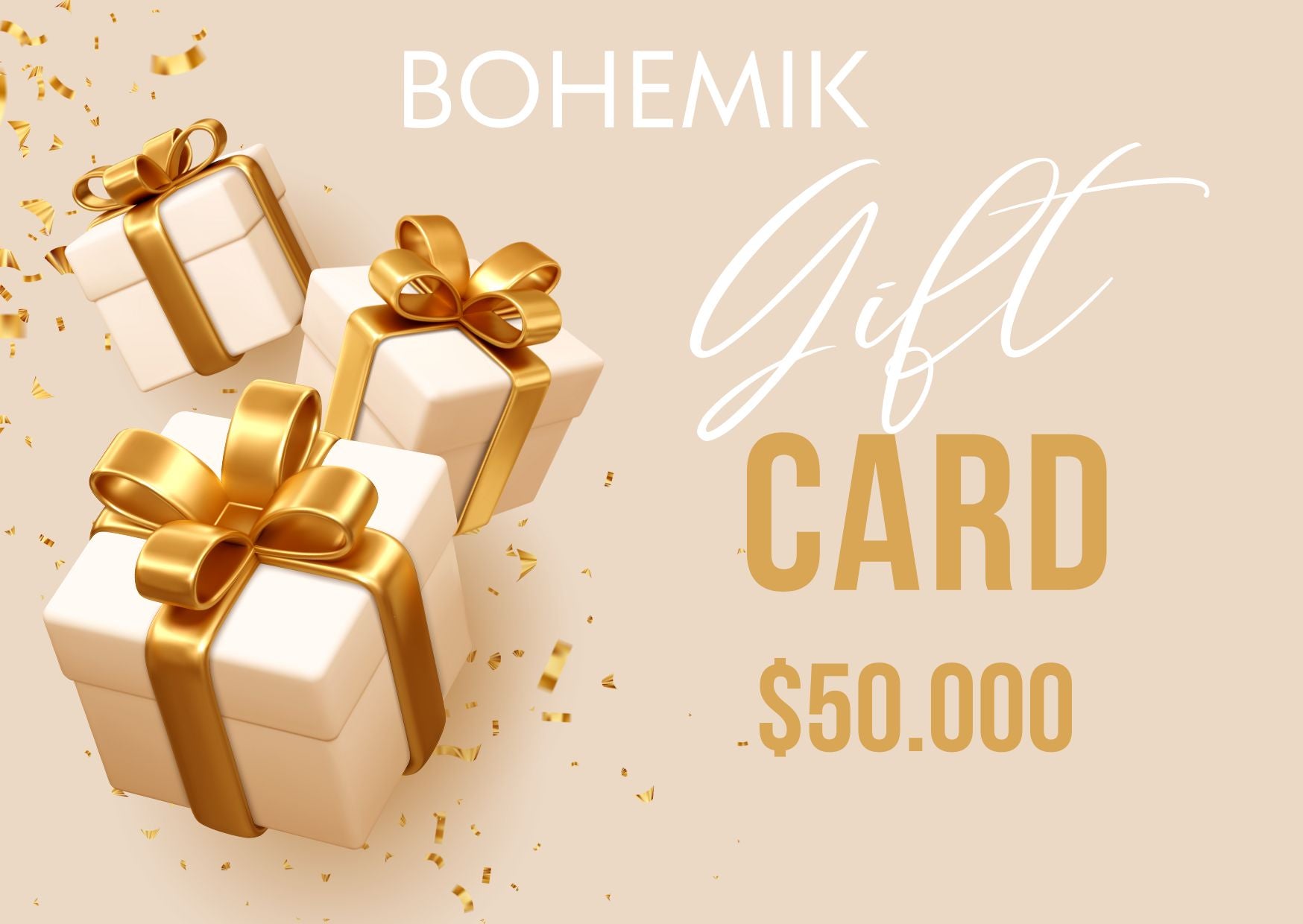 Gift Card Bohemik Cumpleaños