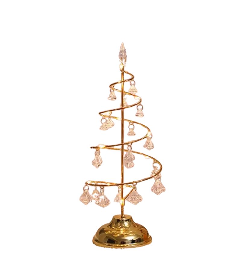 Árbol de Navidad Metálico con Luz Led 33 cm