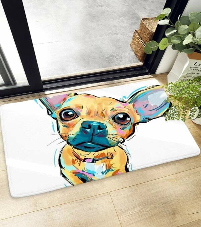 Alfombra Limpiapies Perro Chiguagua