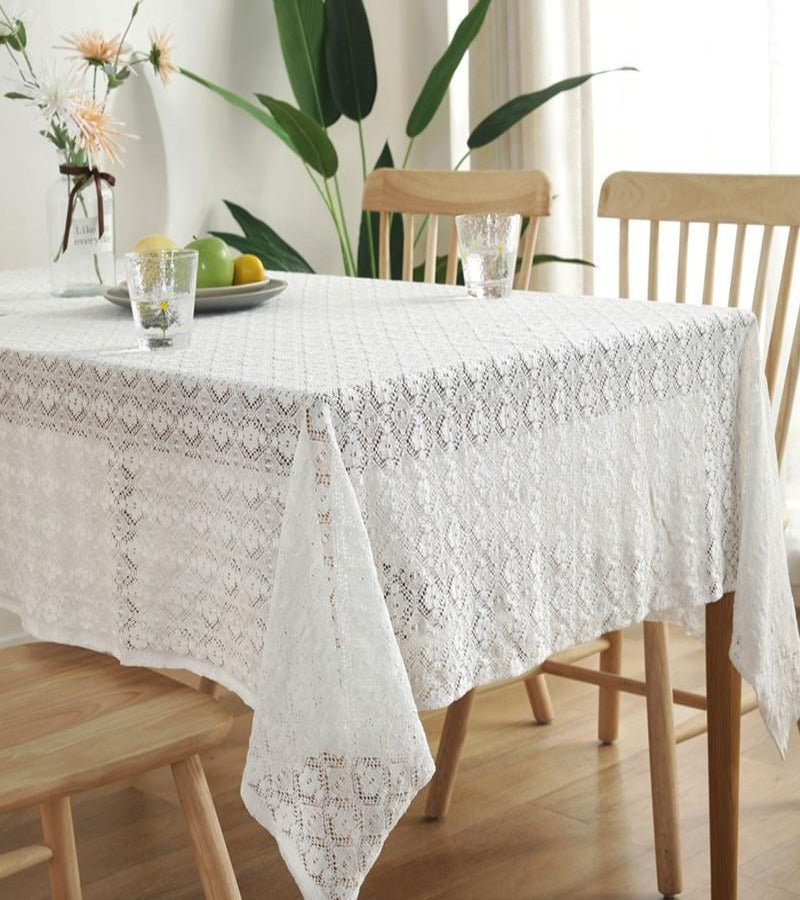 Mantel rectangular crochet