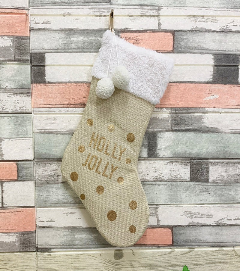 Pack 3 Botas Crema Borde Blanco con Pompom