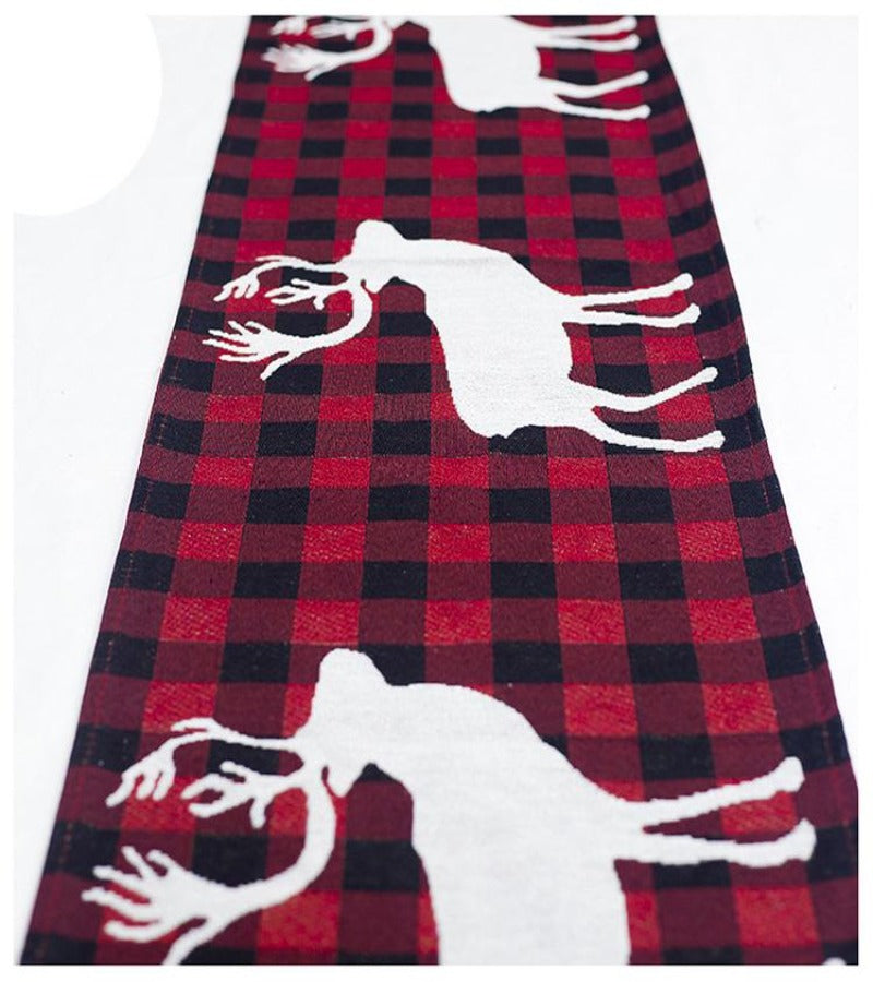 Camino de Mesa Bordado Navideño 180 cm x 35 cm