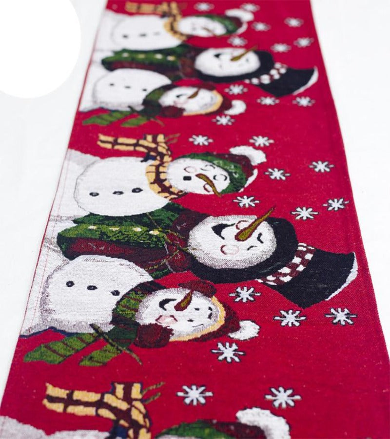 Camino de Mesa Bordado Navideño 180 cm x 35 cm
