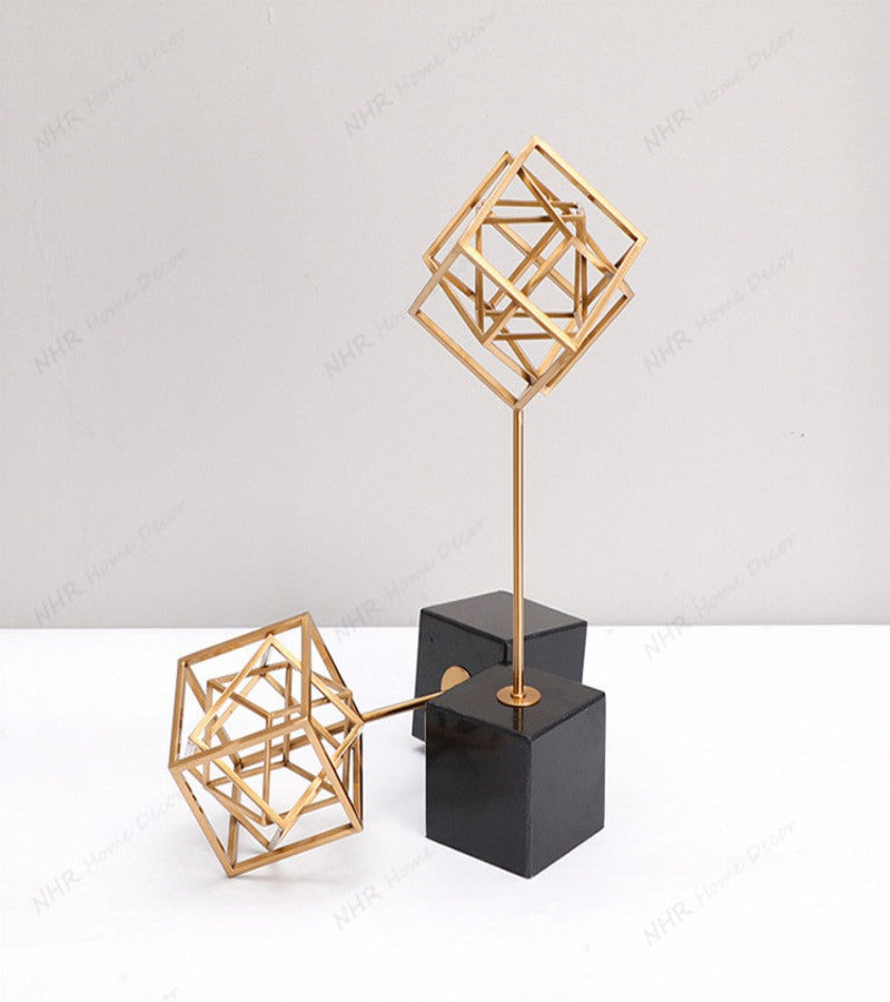 Escultura Geométrica Moderna 50cm