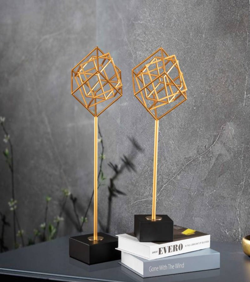 Escultura Geométrica Moderna 50cm