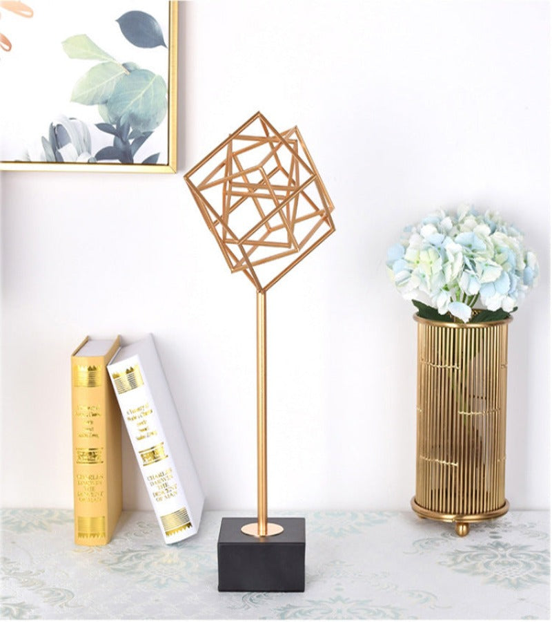 Escultura Geométrica Moderna 58cm