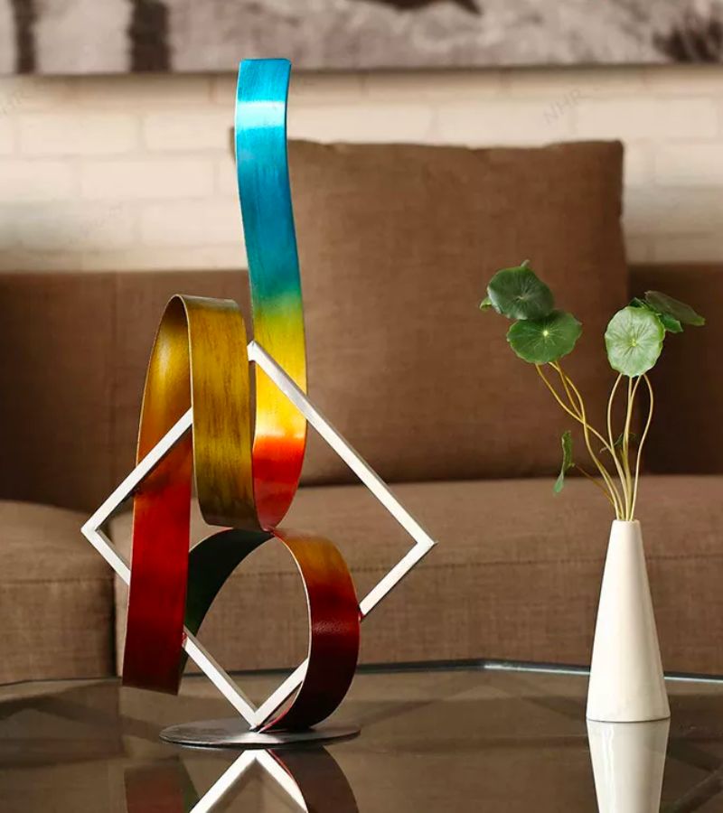 Adorno Escultura Moderna Abstracta