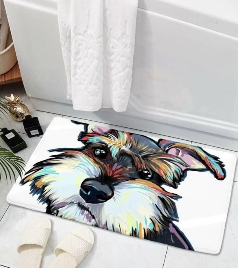 Alfombra limpiapies Perro Schnauzer