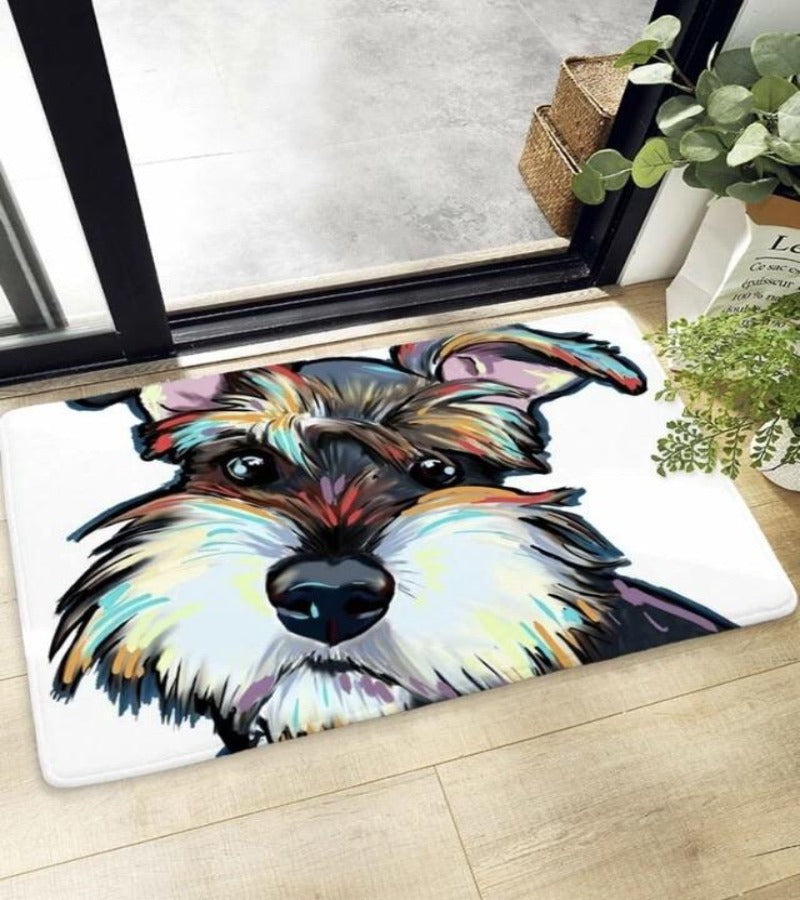 Alfombra limpiapies Perro Schnauzer