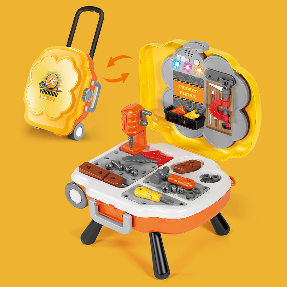 Maleta Set Herramientas con Sonido y luces, 40 Piezas