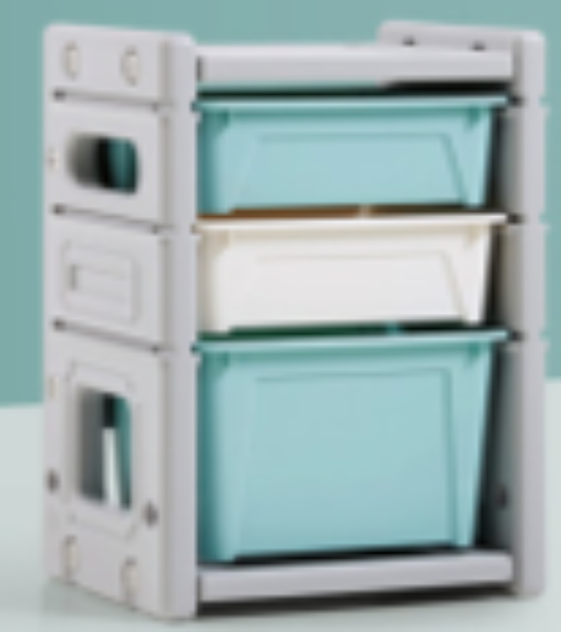 Gabinete de Almacenamiento Infantil 3 Compartimentos