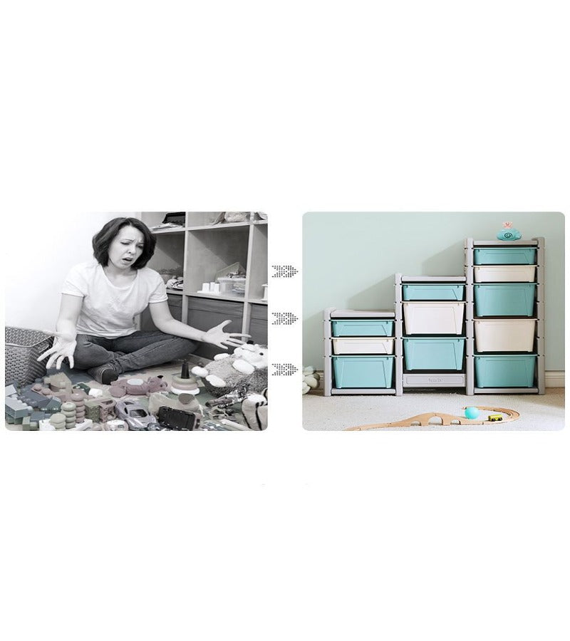 Gabinete de Almacenamiento Infantil 3 Compartimentos