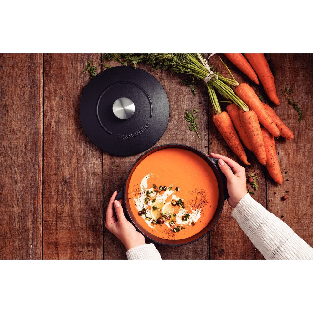 Cacerola en Hierro Esmaltado de 24 cm 4 L Tramontina Trento