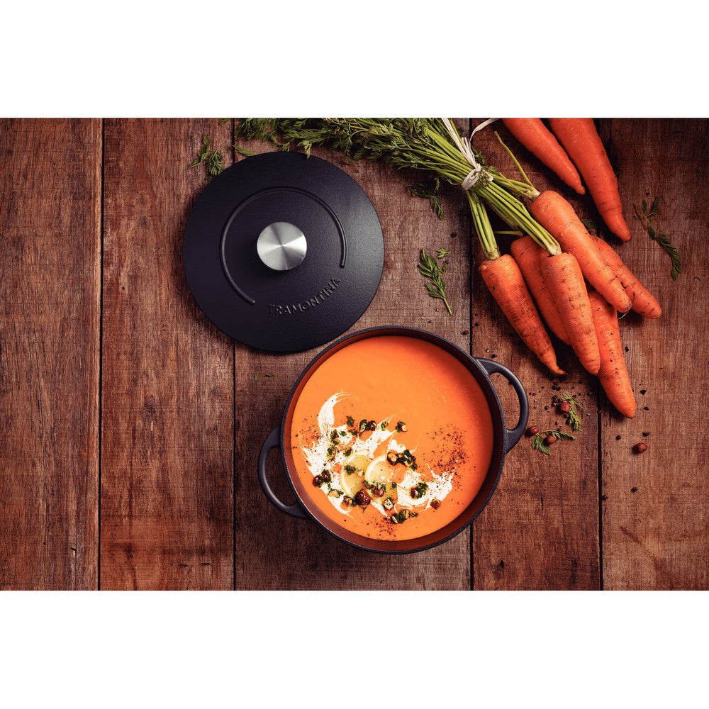 Cacerola en Hierro Esmaltado de 24 cm 4 L Tramontina Trento