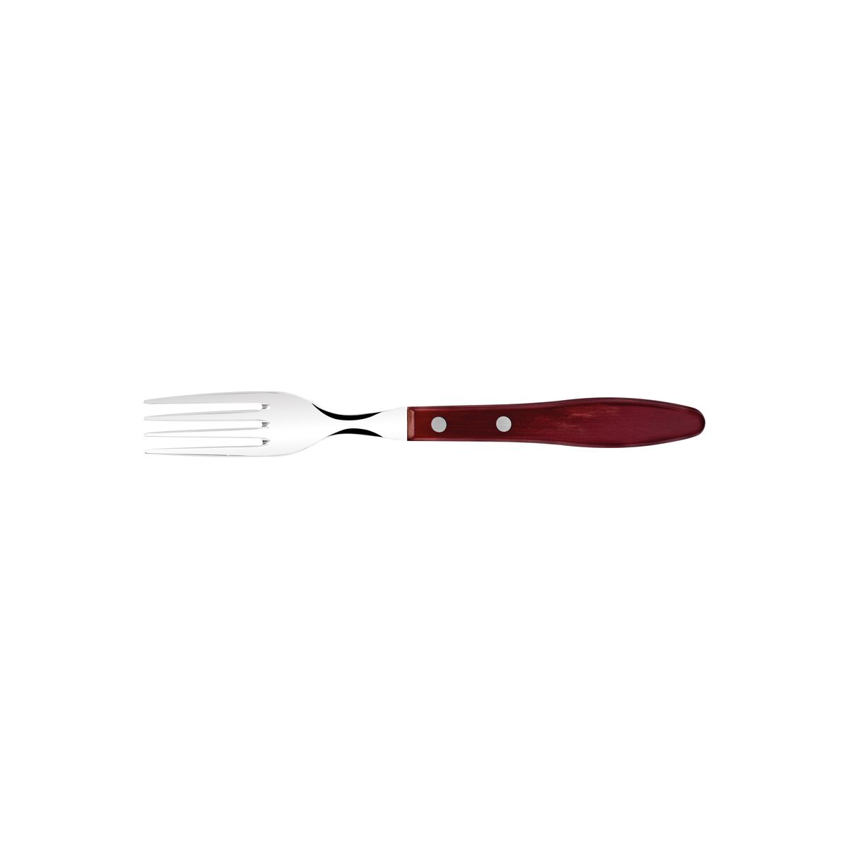 Kit para asado Tramontina con Cubiertos Jumbo de Acero Inoxidable y Mango Rojo Polywood con Tabla y Estuche de Madera, 17 piezas.