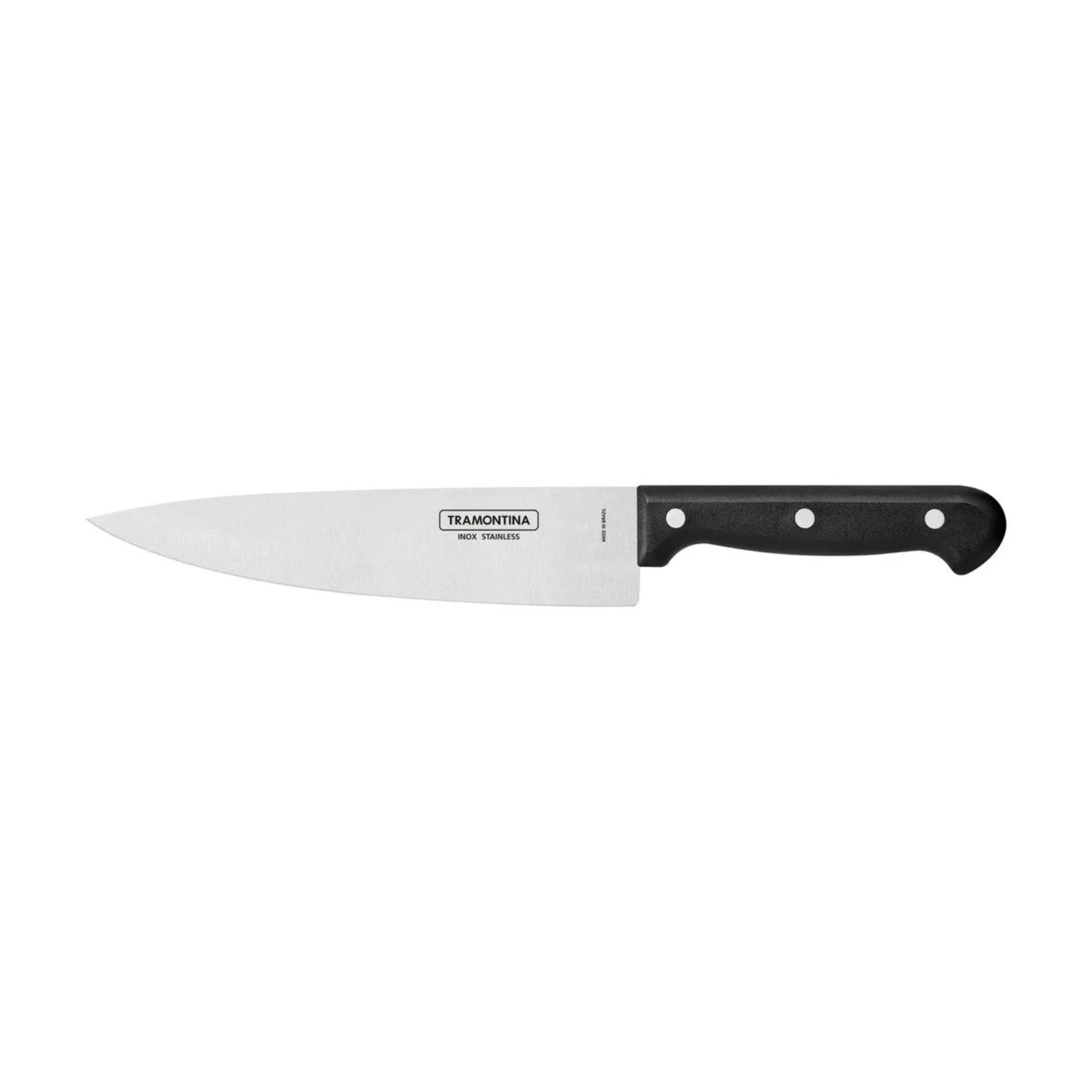 Juego de Cuchillos Tramontina Ultracorte con Lámina de Acero Inoxidable y Mango de Polipropileno negro 6 Piezas