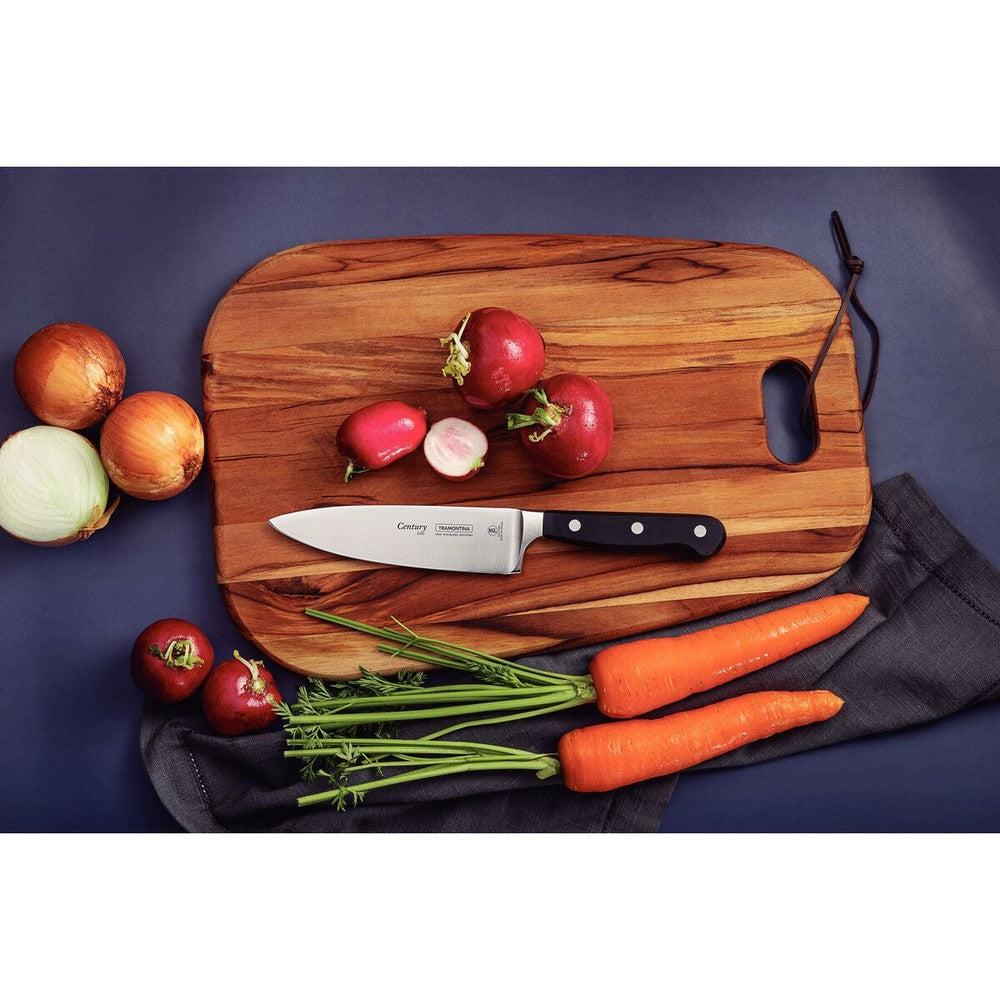 Cuchillo Chef Tramontina Century con Lámina en Acero Inoxidable y Mango en Policarbonato y Fibra de Vidrio 6"