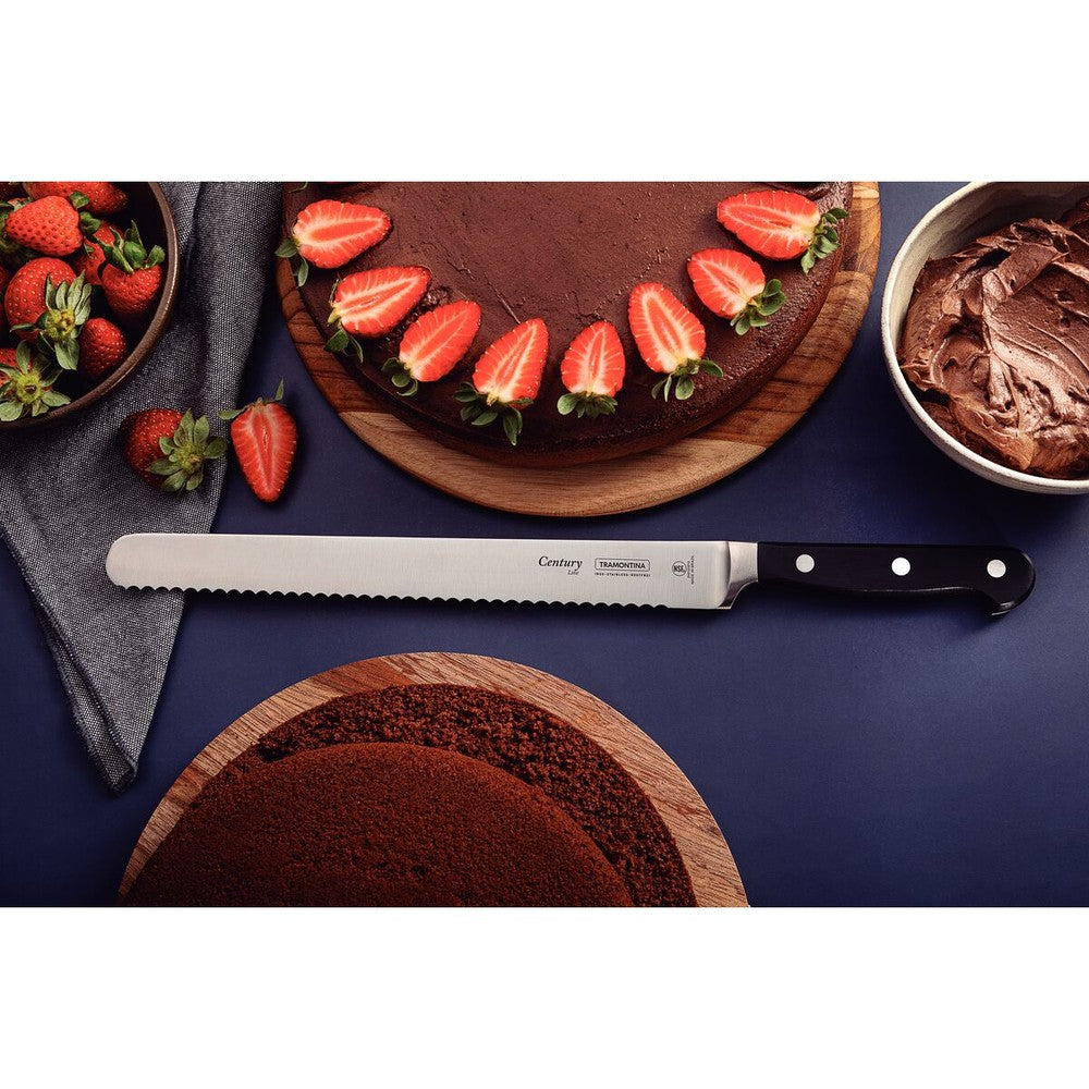 Cuchillo para Repostería Tramontina Century con Lámina en Acero Inoxidable y Mango en Policarbonato y Fibra de Vidrio 10"
