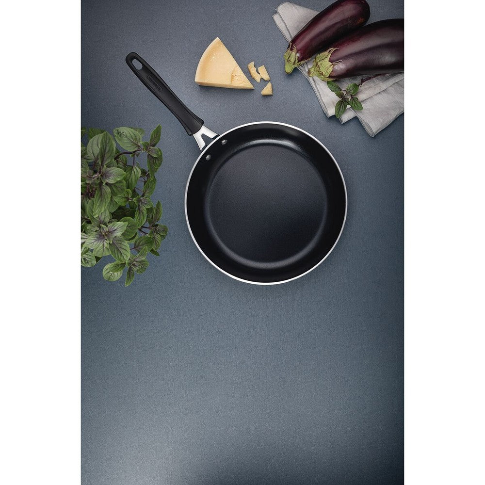 Sartén Tramontina Tunis en Aluminio con Revestimiento Interno Cerámico y Externo Siliconado Azul Mediterráneo 28 cm 2,3 L