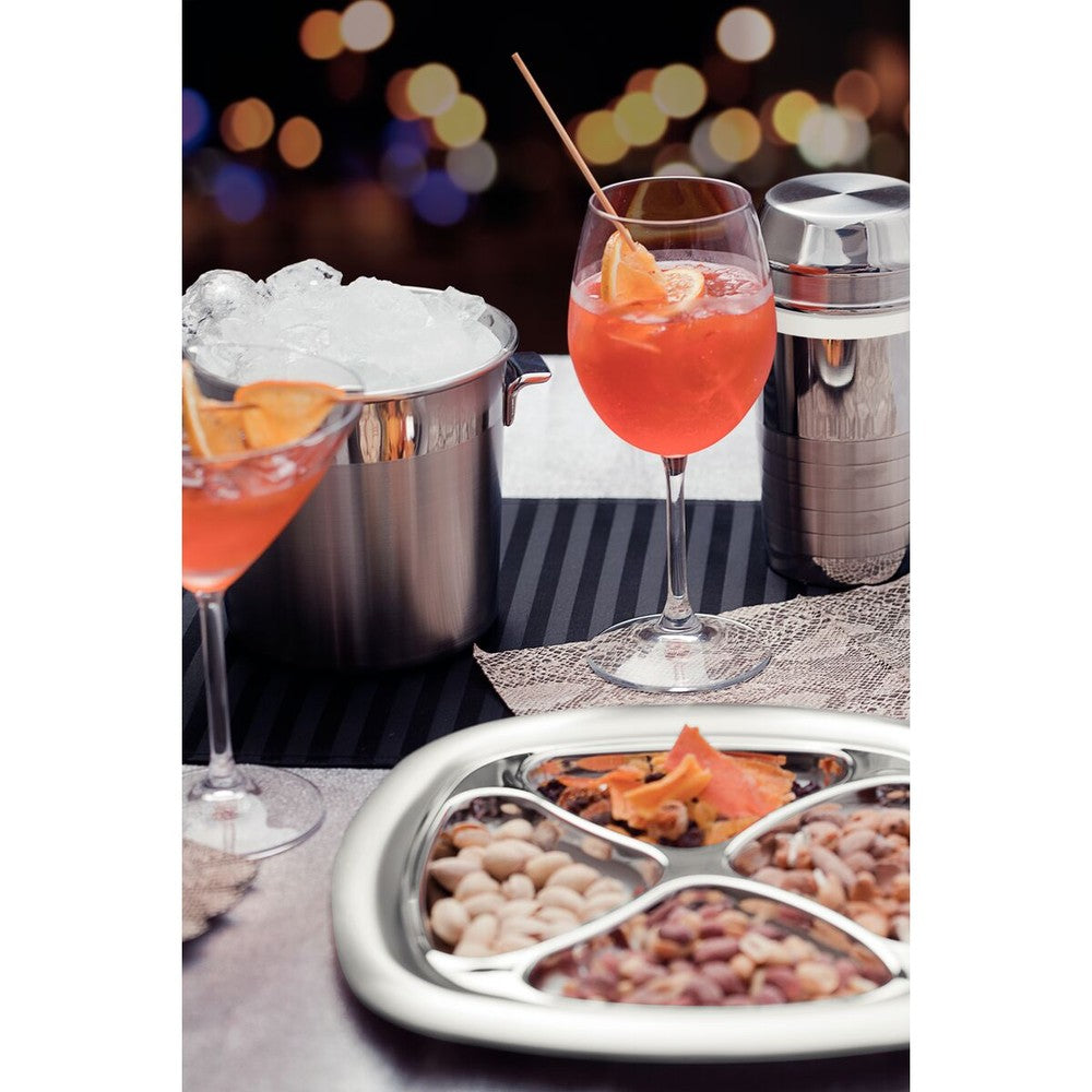 Coctelera Tramontina Millenium de acero inoxidable con detalles opacos 680 ml