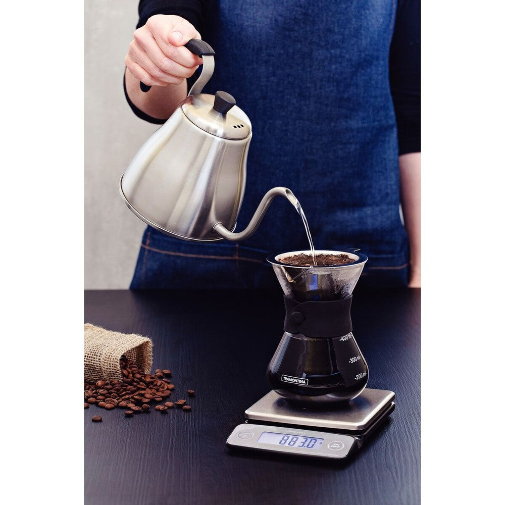 Cafetera Tramontina con Colador en Acero Inoxidable 0,40 L
