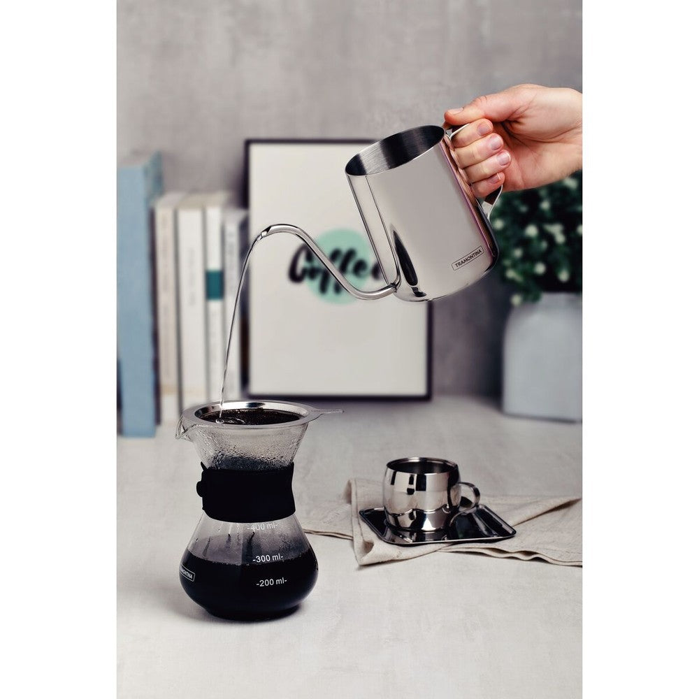 Cafetera Tramontina con Colador en Acero Inoxidable 0,40 L