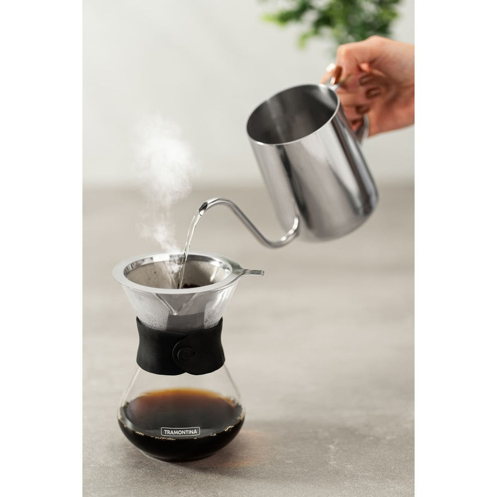 Jarra Tramontina cuello de ganso en acero inoxidable 0,6 L