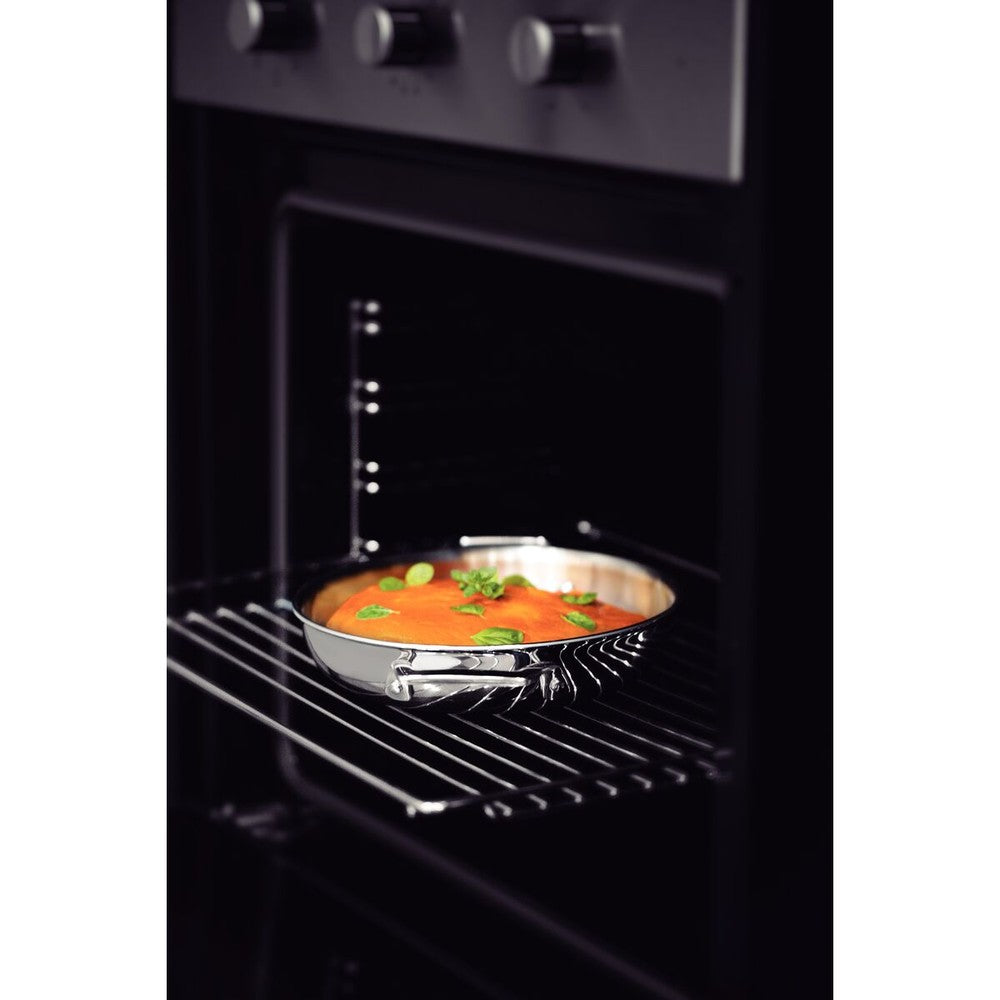 Sartén Pergamino Tramontina Grano en Acero Inoxidable con Cuerpo Triple 20 cm 1,2 L Sin Embalaje