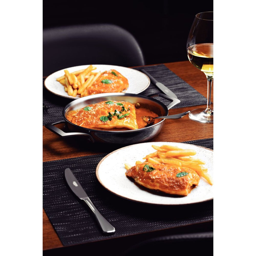 Sartén Pergamino Tramontina Grano en Acero Inoxidable con Cuerpo Triple 20 cm 1,2 L Sin Embalaje