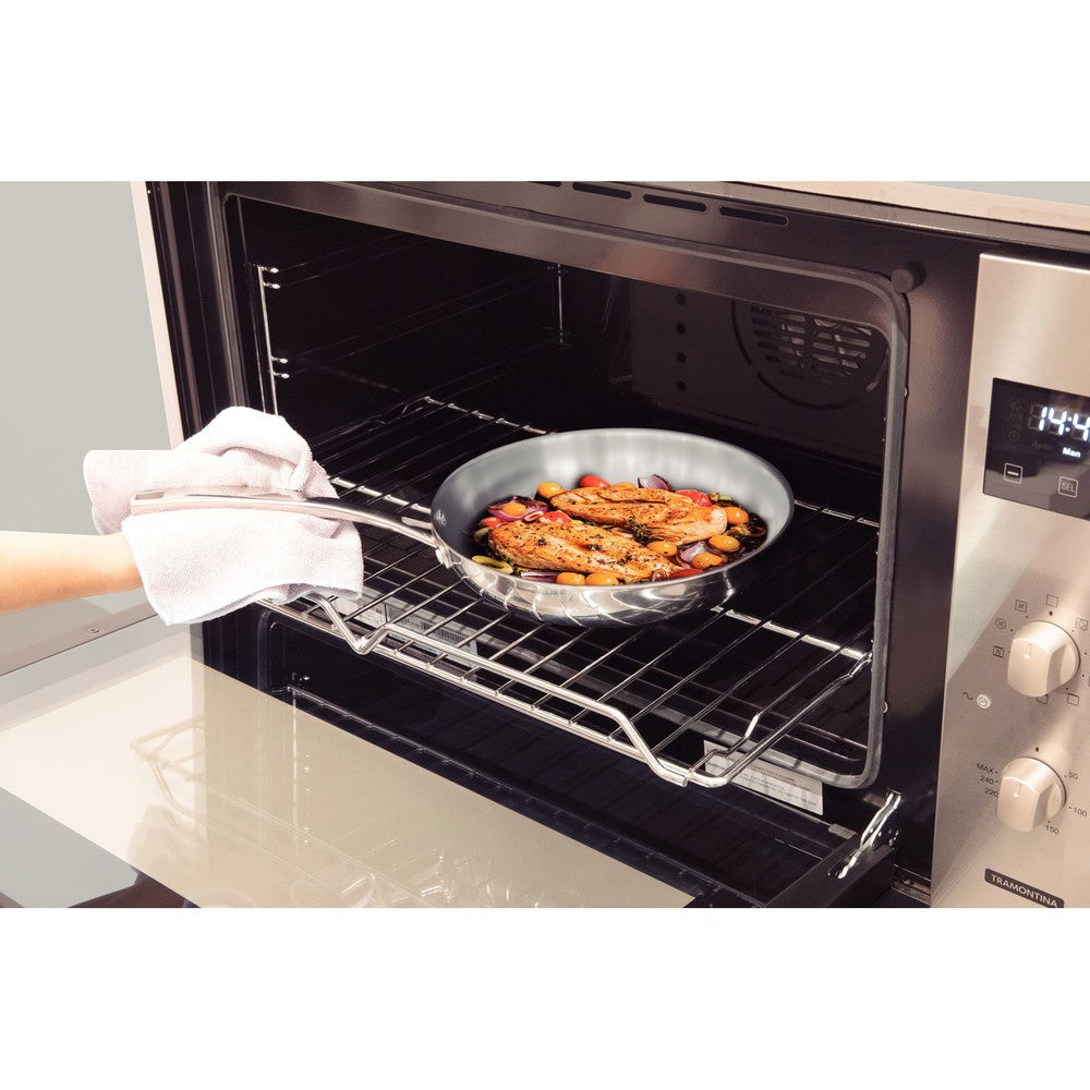 Sartén de Acero Cuerpo Triple 30 cm 3,4 L Tramontina Grano