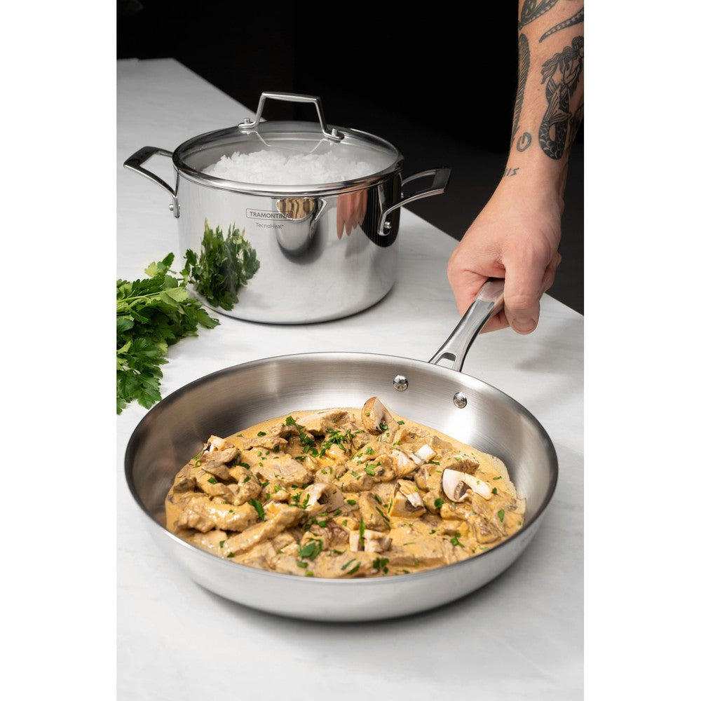 Sartén de Acero Cuerpo Triple 30 cm 3,4 L Tramontina Grano