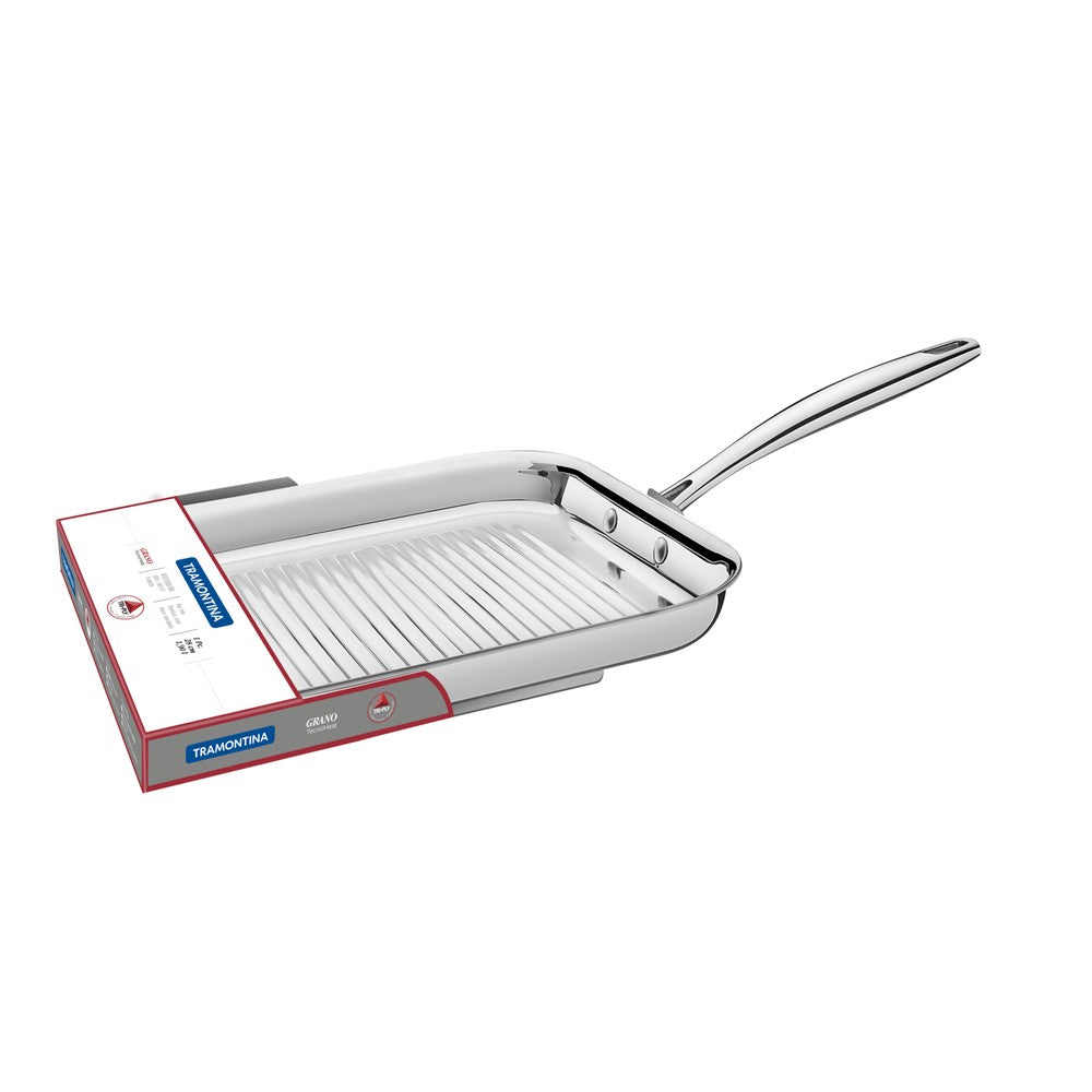 Plancha  Grano de acero inoxidable de 1,9 l Tramontina
