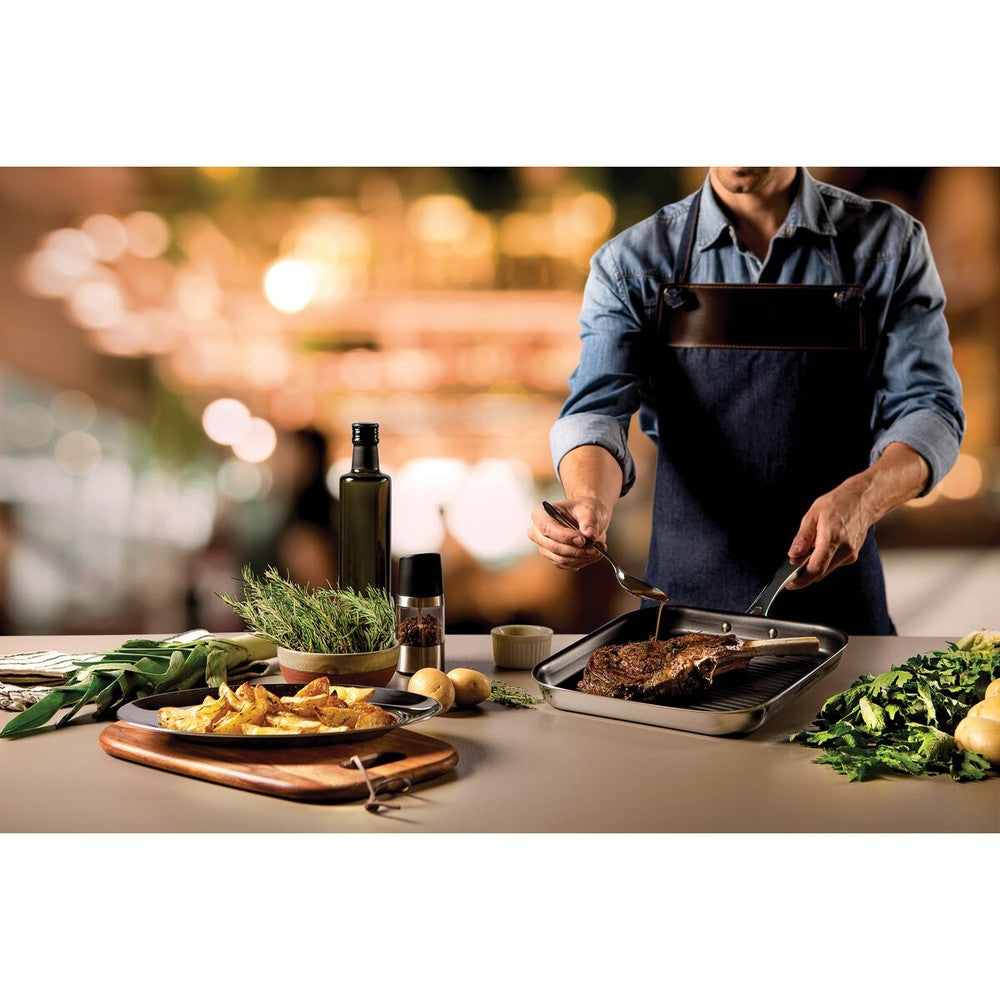 Plancha Grano de acero inoxidable con revestimiento interno antiadherente de 1,9 l Tramontina