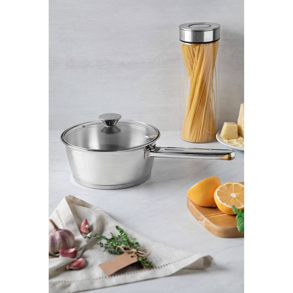 Olla de Acero Inox Triple Fondo 16cm 1,5L Tramontina Allegra