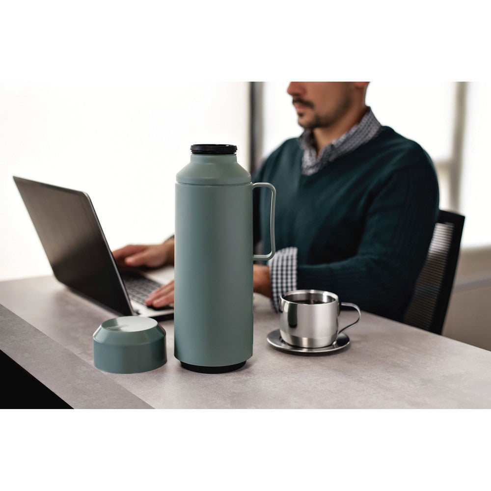 Juego para té y cappuccino Tramontina de acero inoxidable terminación brillante con tazas, platos y cucharas 18 piezas