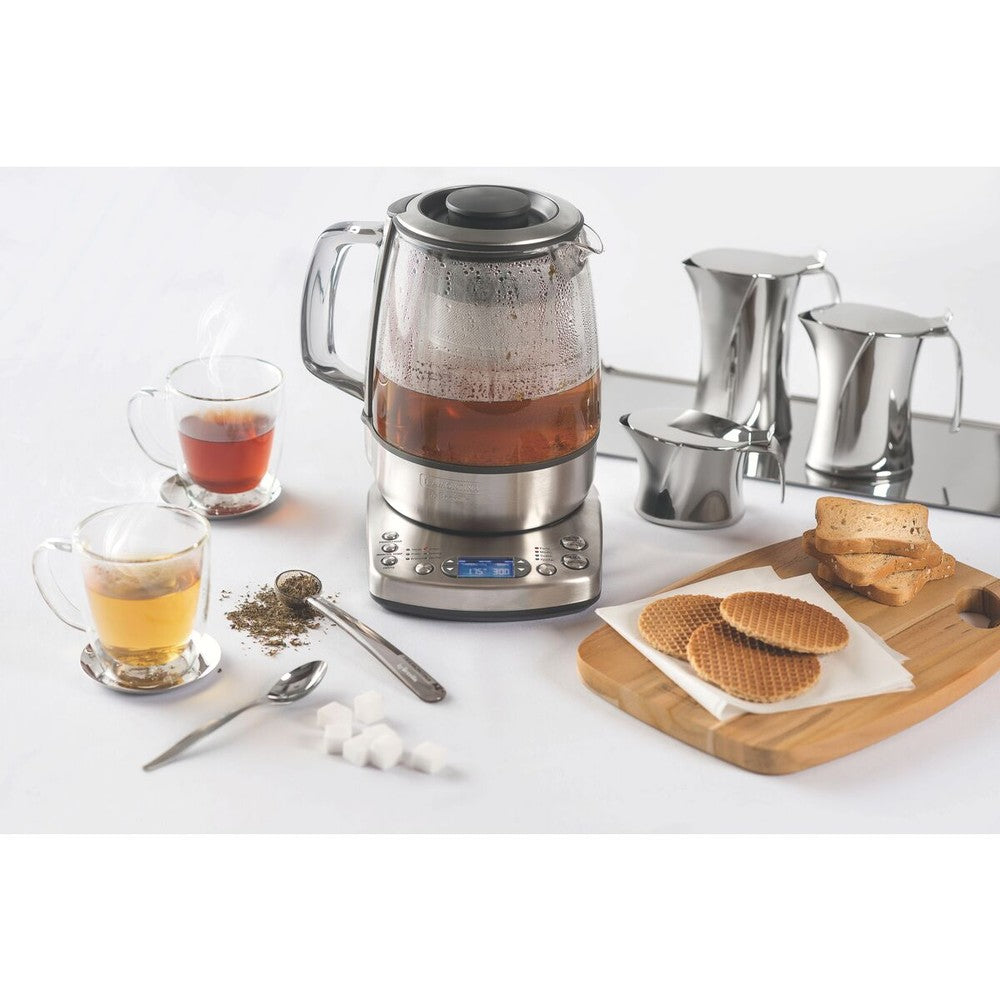 Juego de tazas Tramontina para café y té vidrio doble con asas 2 piezas