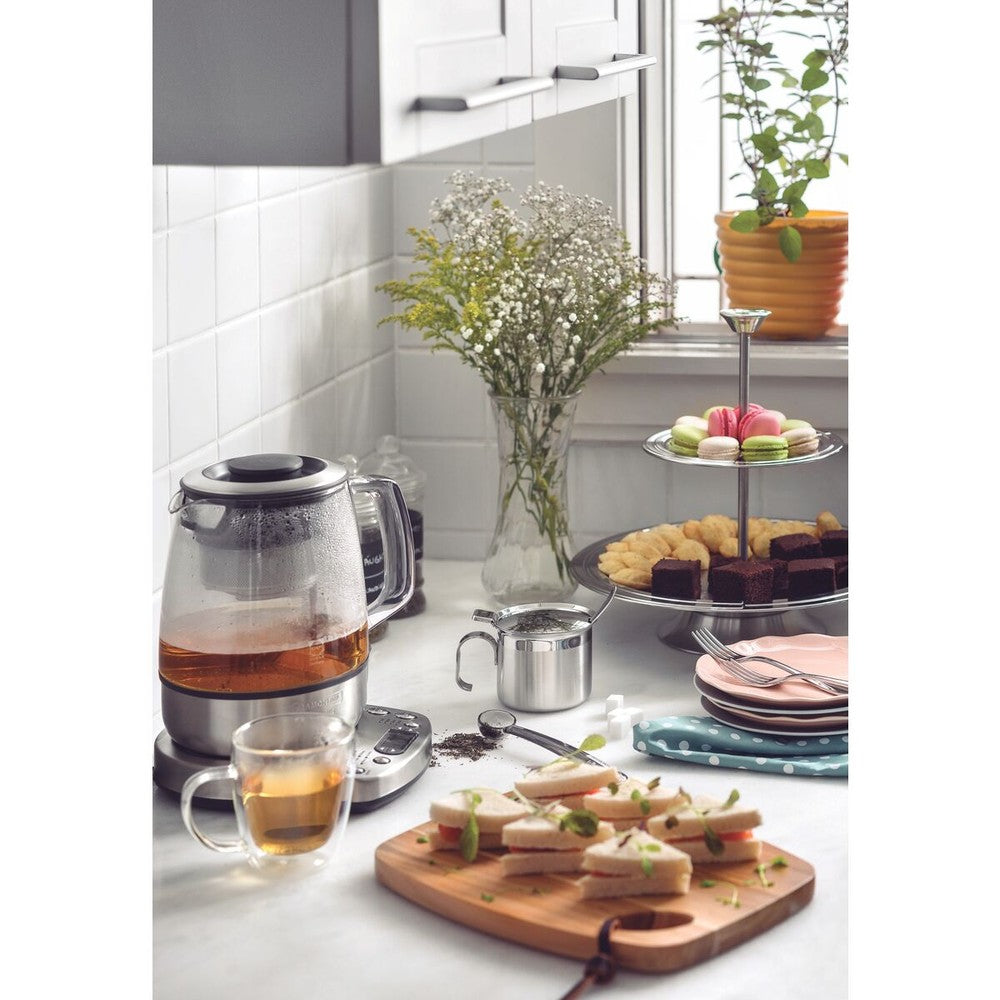 Juego de tazas Tramontina para café y té vidrio doble con asas 2 piezas